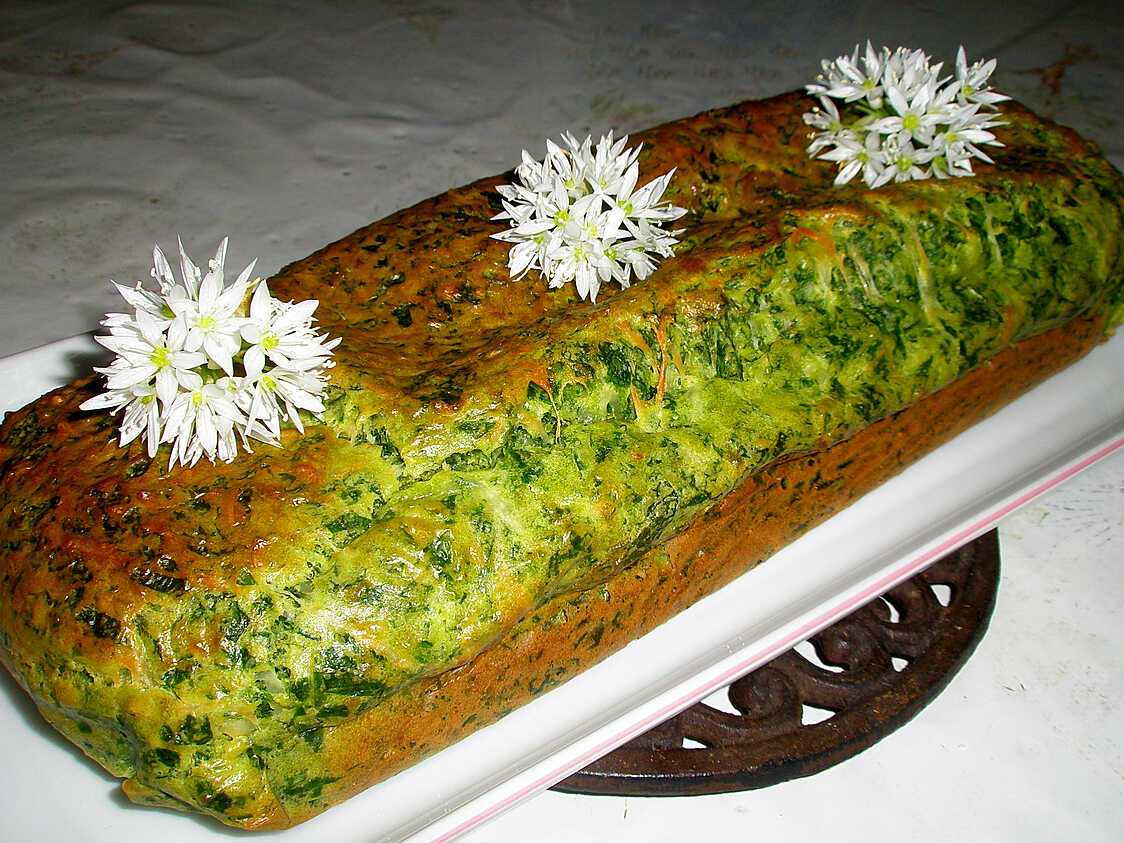 Recette de Cake à l'ail des ours par makiace