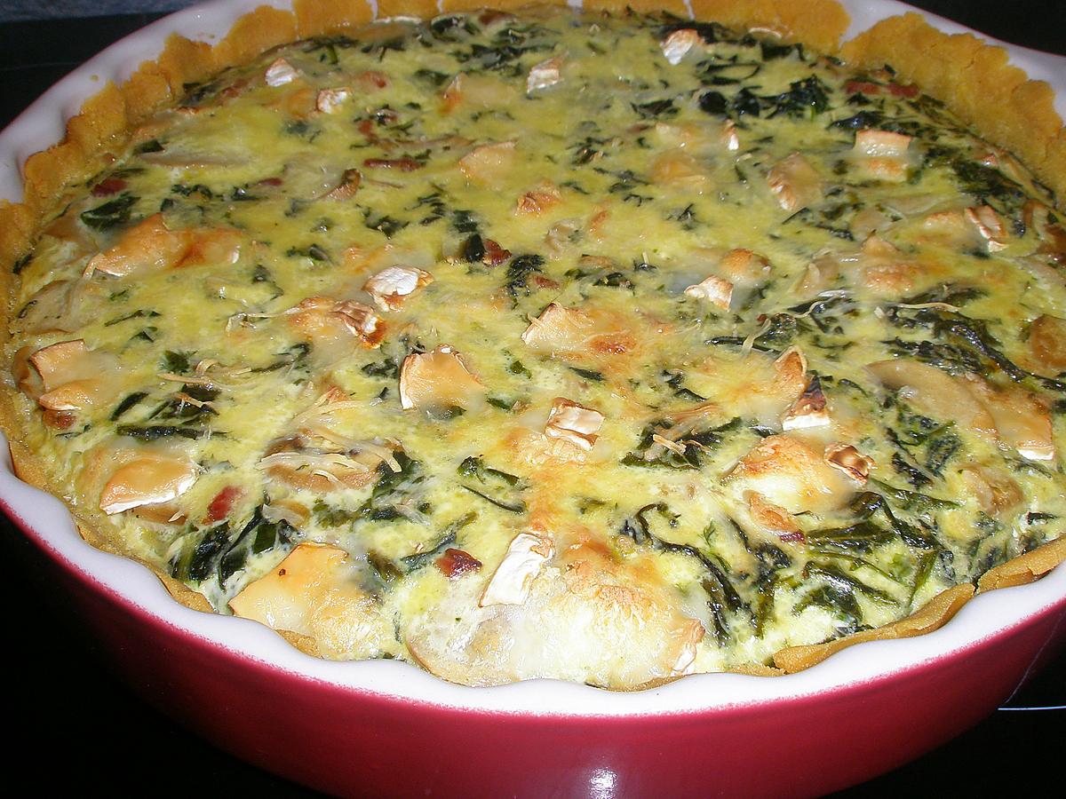 recette Quiche aux herbes sauvages