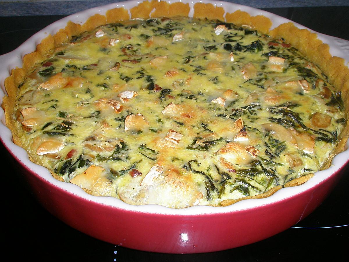 recette Quiche aux herbes sauvages