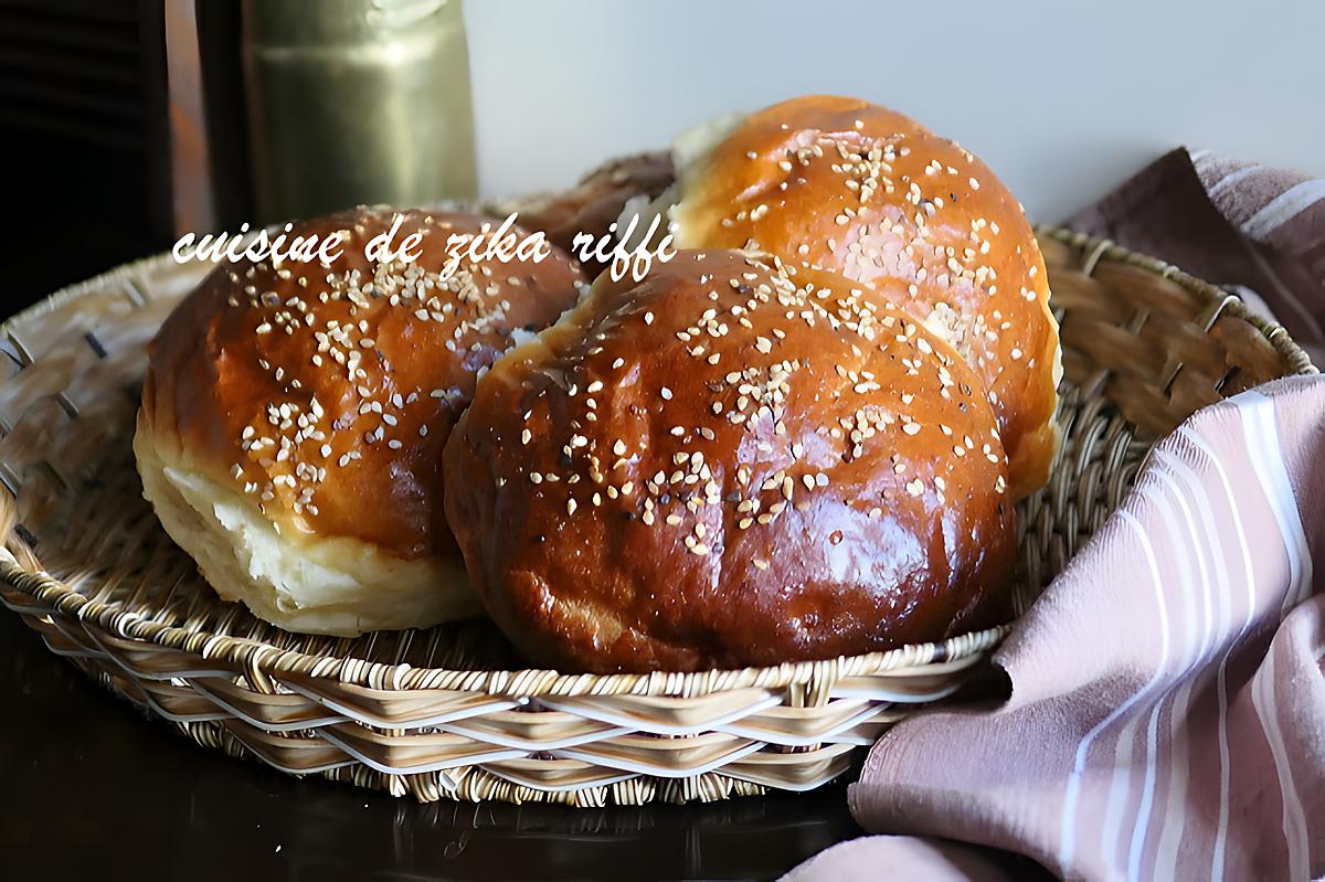 recette KHOBZ EDDAR KROSS BARBE A PAPA- BOULES DE PAIN MAISON BRIOCHE COMME DU GÂTEAU POUR RECEVOIR