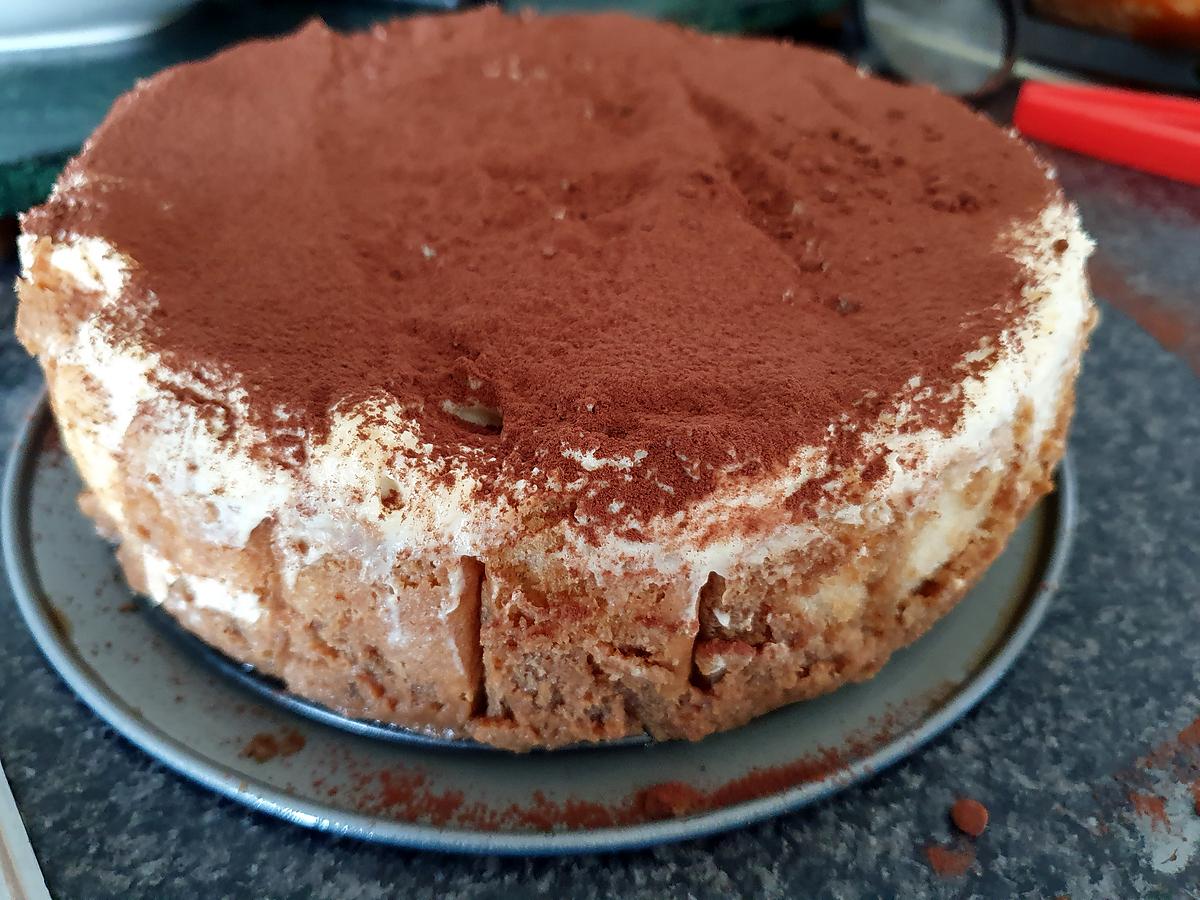 recette Gâteau Tiramisu avec des boudoirs