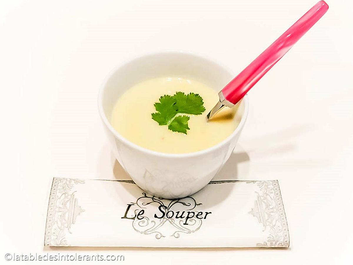 recette VELOUTÉ DE CHOU-FLEUR sans lactose ou sans lait