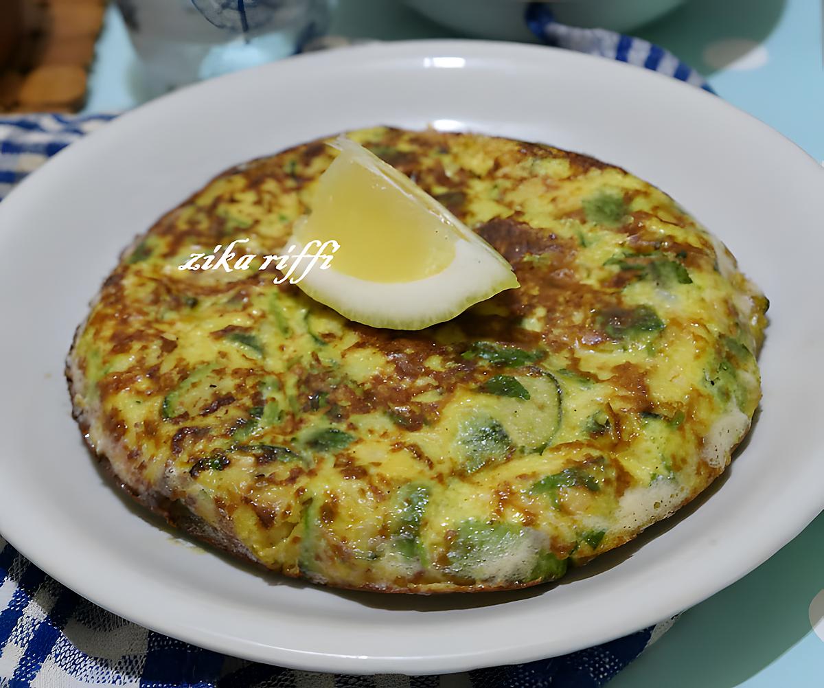 recette Omelette d'aubergines aux parmesan