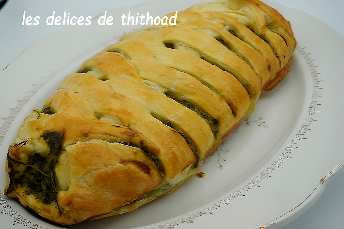 recette feuilleté épinards et ricotta