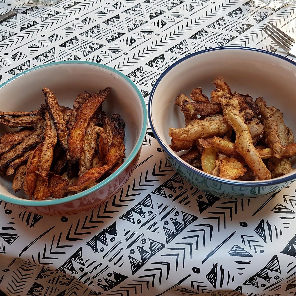 recette Chips d'épluchures de pommes de terre