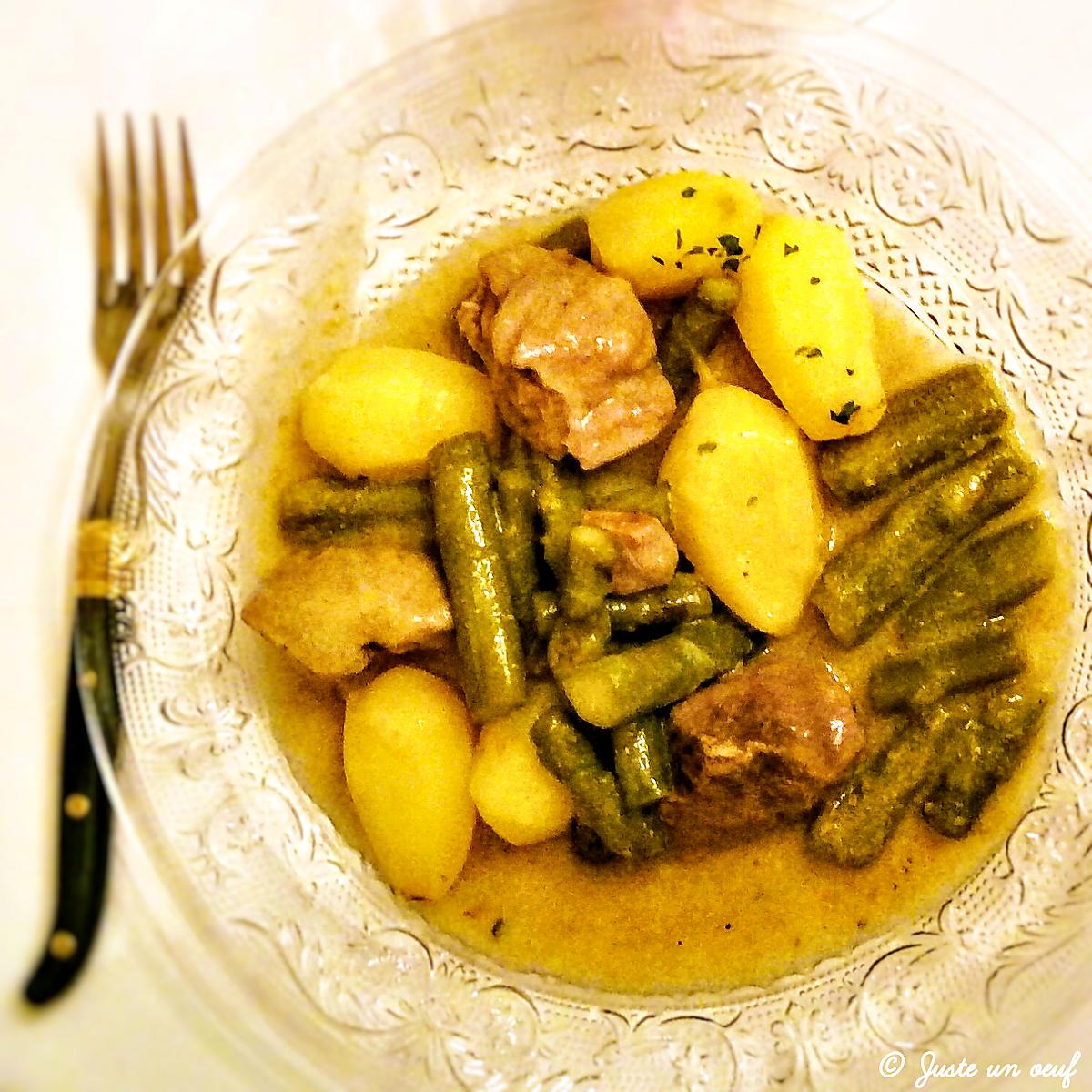 recette Blanquette de veau aux asperges