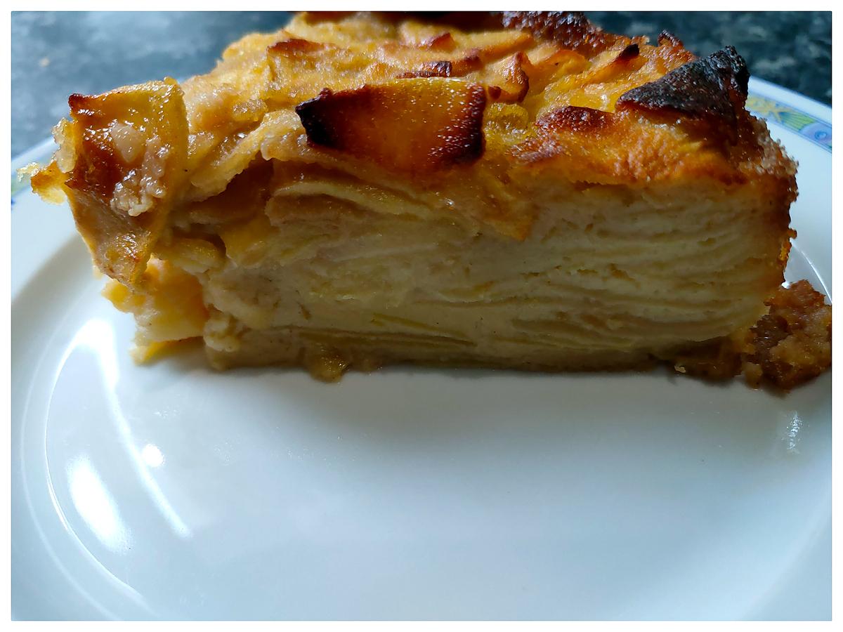 recette Gâteau invisible aux pommes