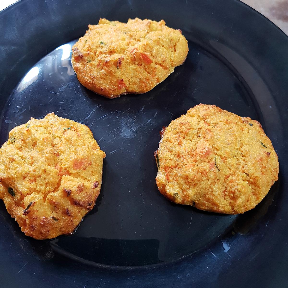 recette Galettes de carottes au cumin