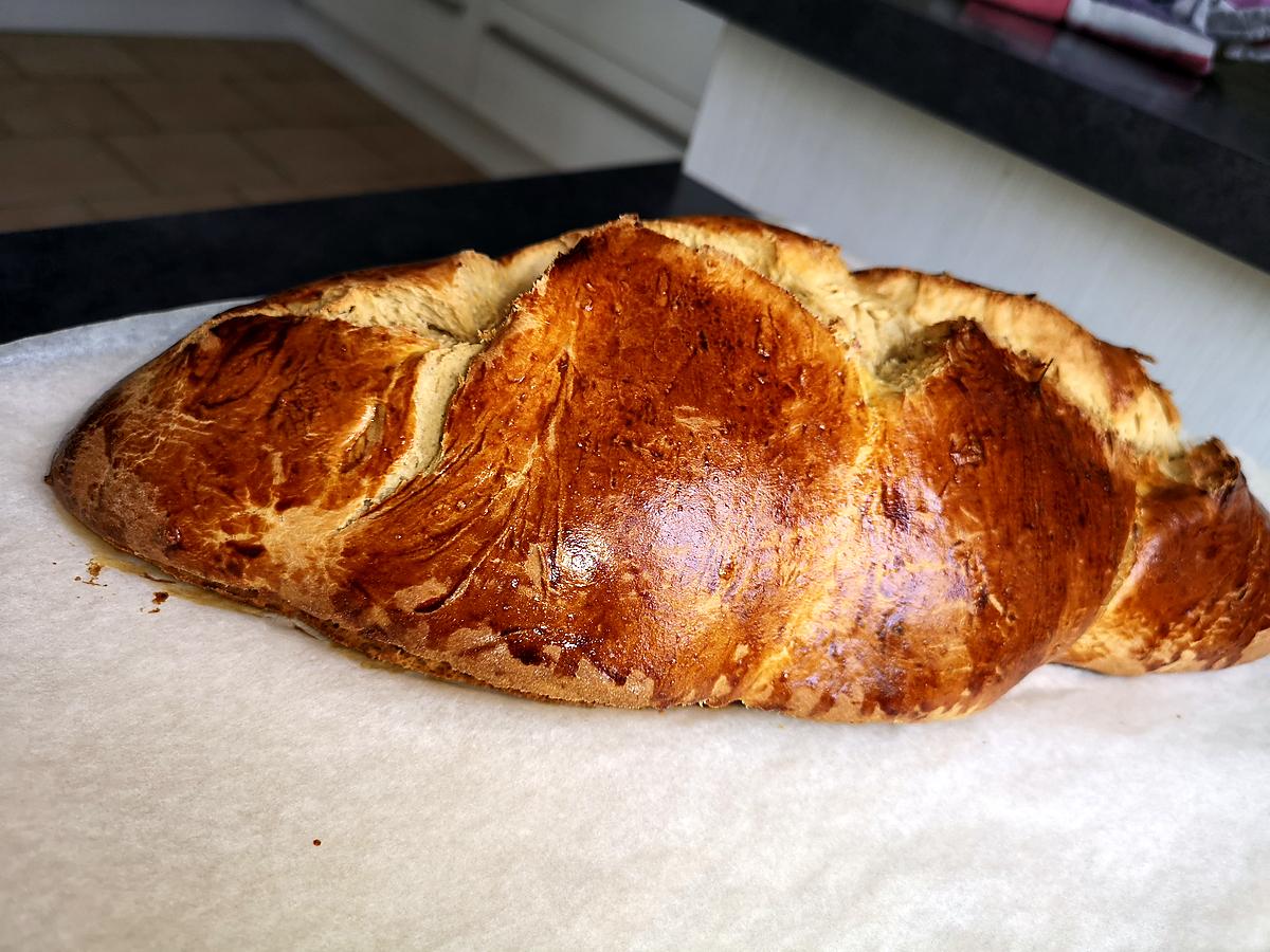 recette BRIOCHE TRESSEE DE CEPE 04