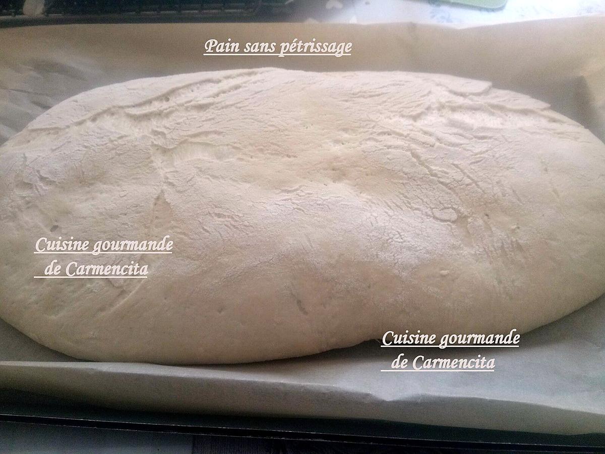 recette Pain sans pétrissage