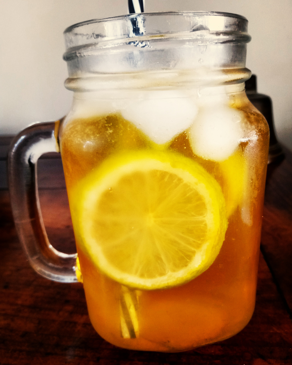 recette Thé glacé aux citrons vert et gingembre