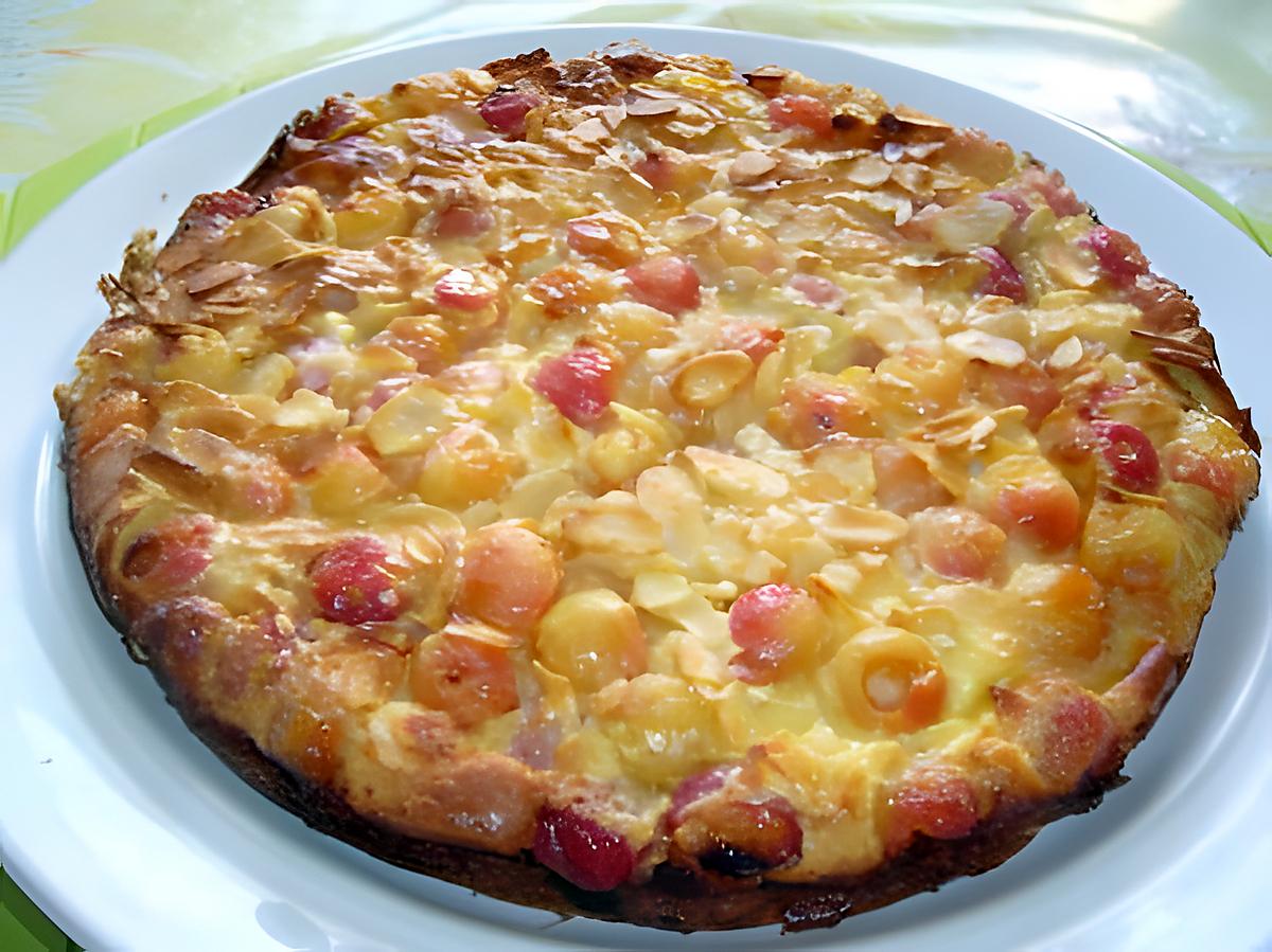 recette Clafoutis aux cerises et amandes