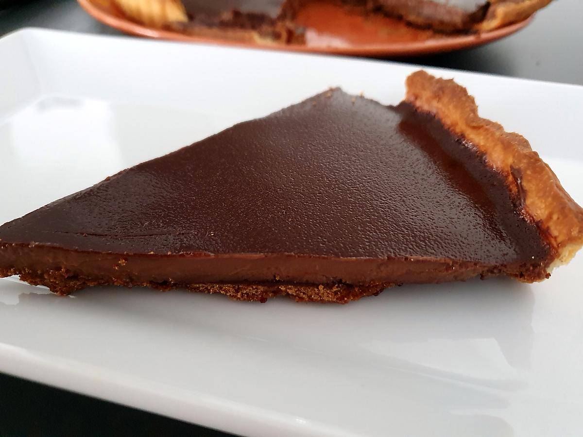 recette Tarte au chocolat noir