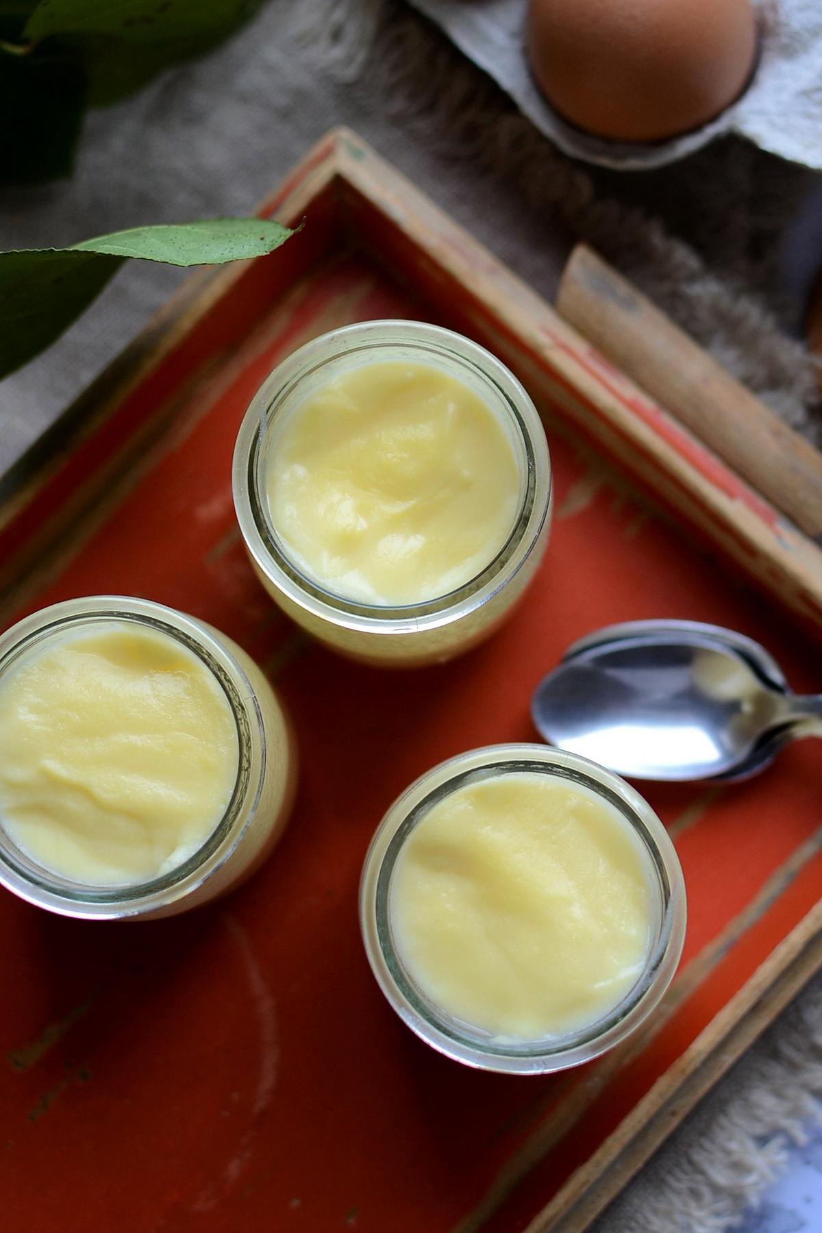 recette Crème dessert au citron
