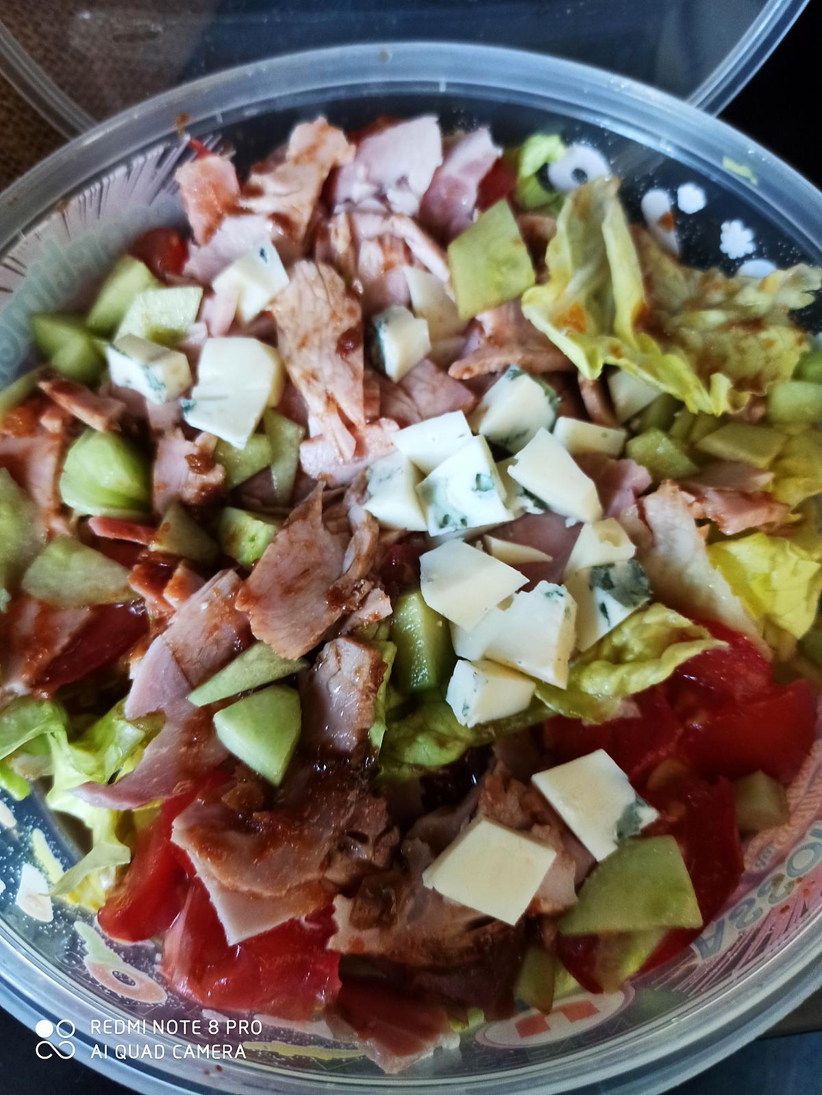 recette Salade composée pour panier au travail