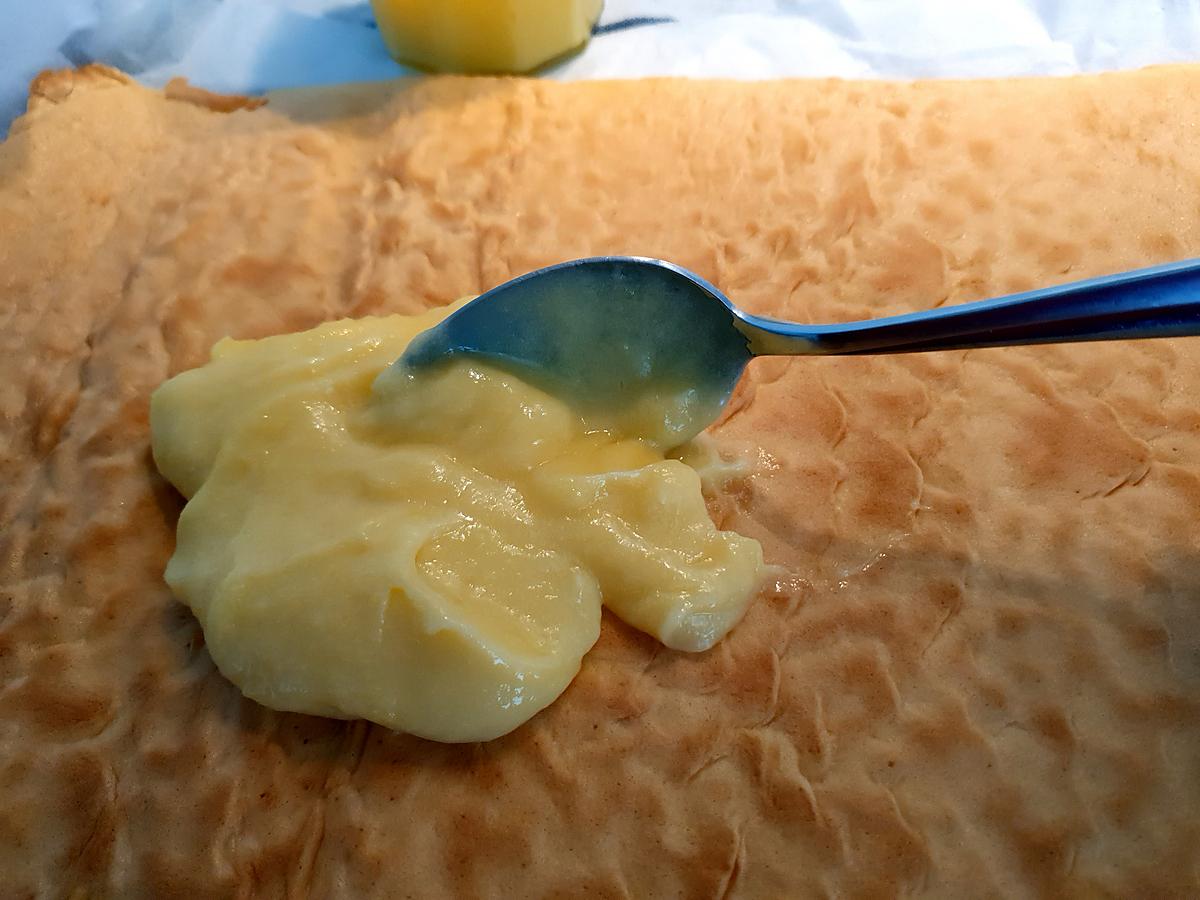 recette Gâteau roulé au lemon curd (crème de citron)