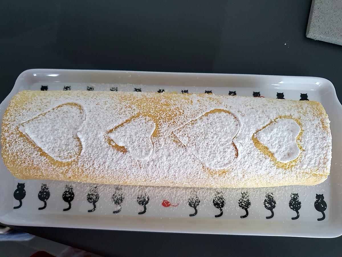 recette Gâteau roulé au lemon curd (crème de citron)