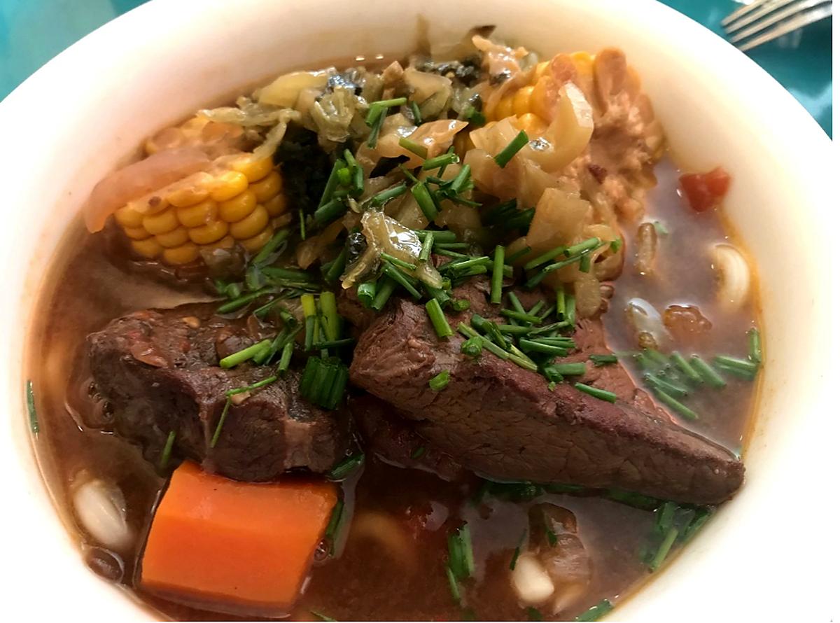 recette Soupe de bœuf taïwanaise