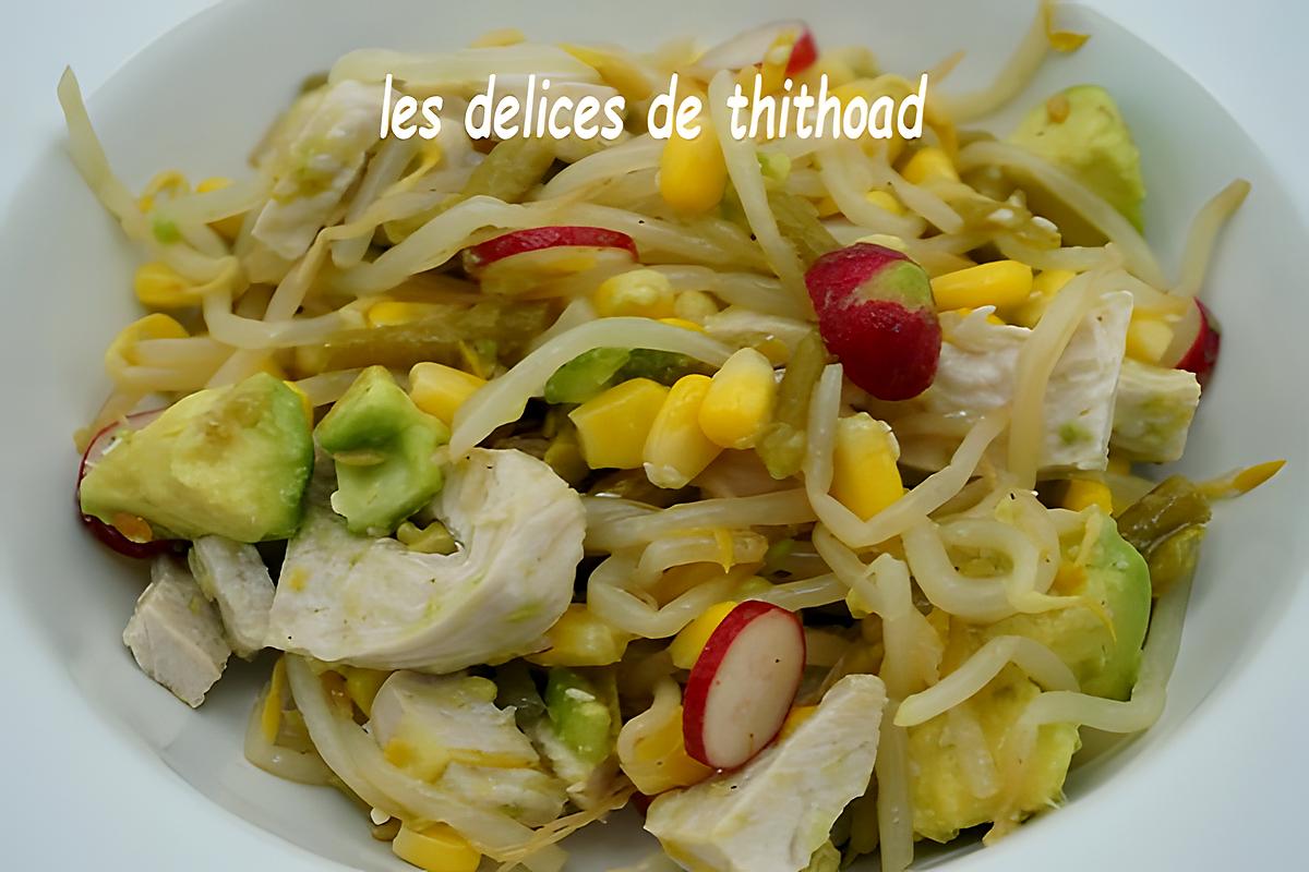 recette salade de dinde au gingembre