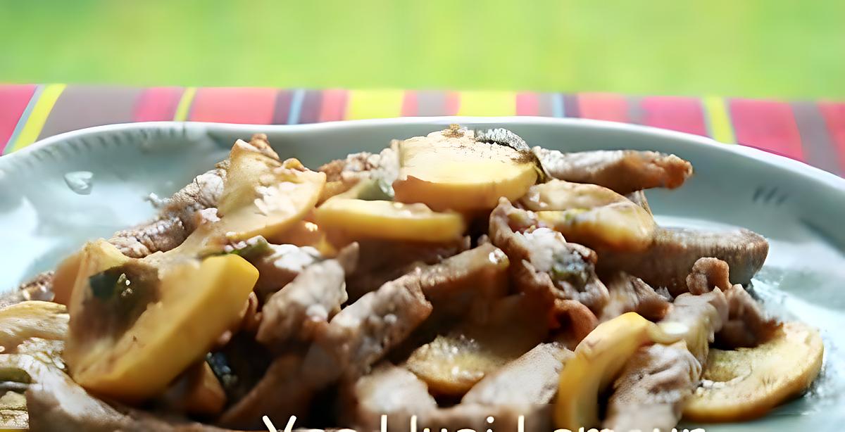 recette Filet de veau sauté