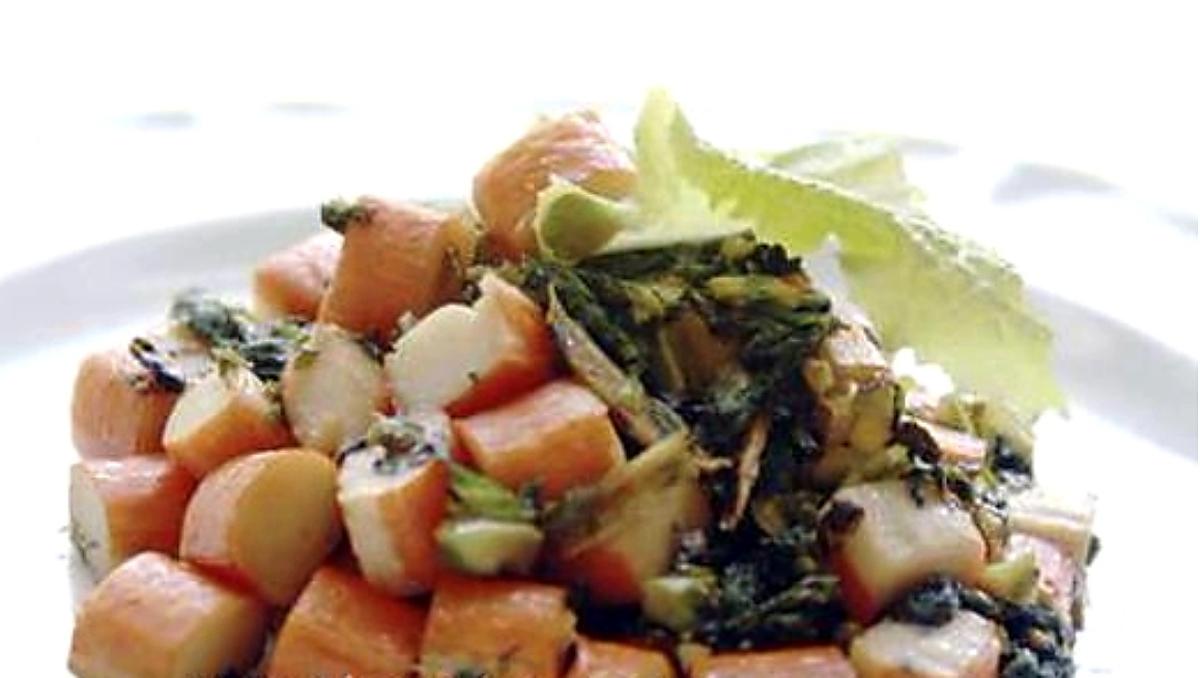 recette Surimi et salades sautées