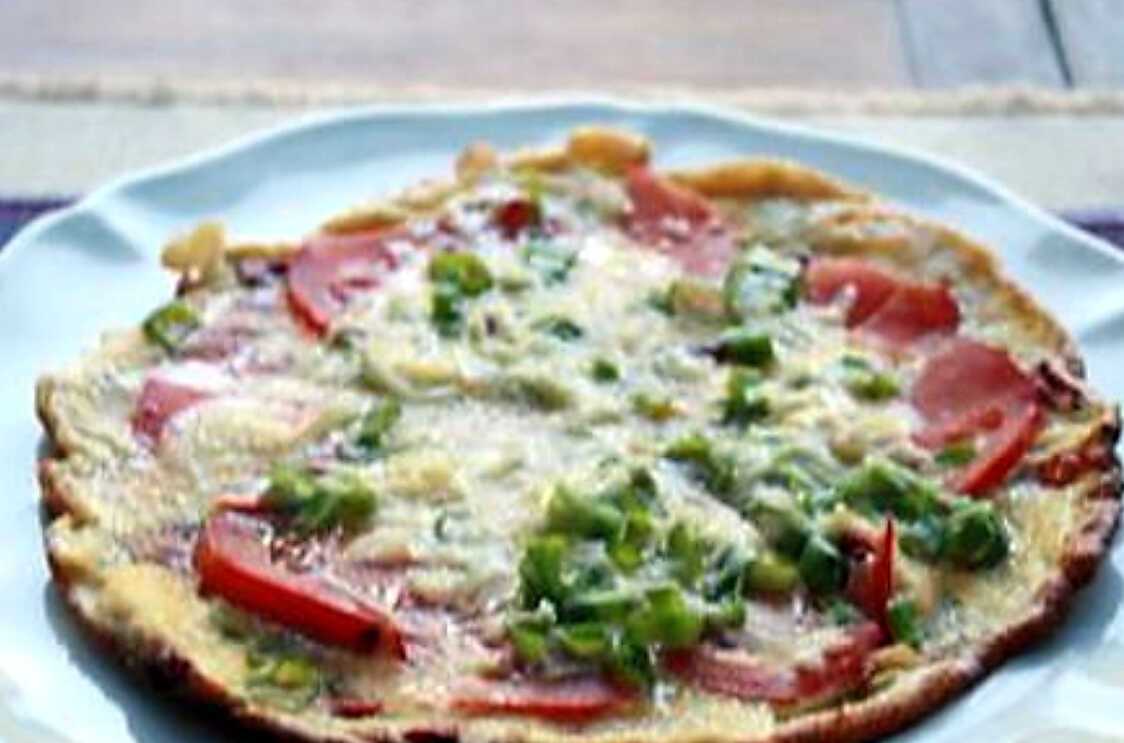 Pizza d'œuf aux goji