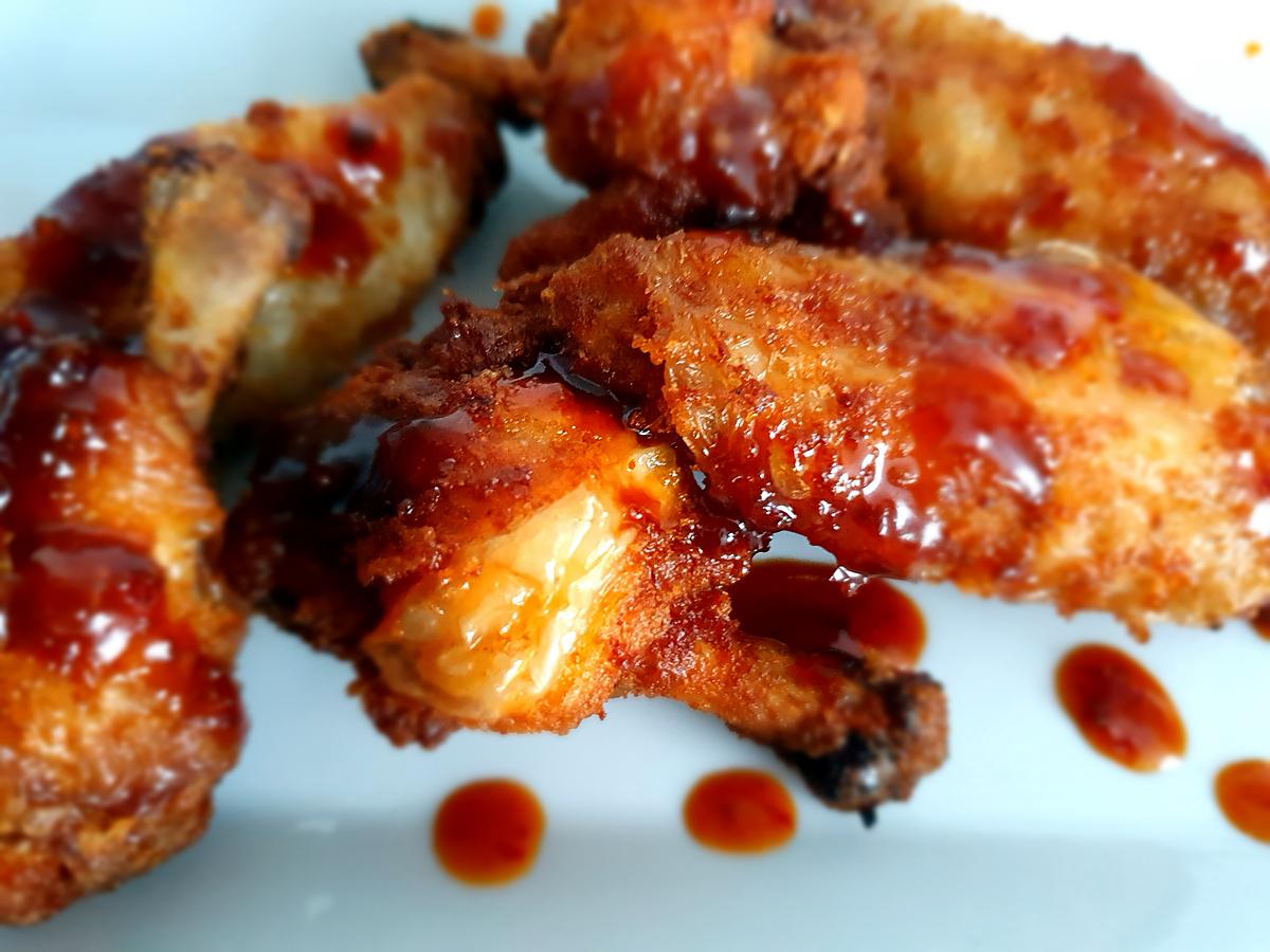 recette WINGS POULET FRIT À LA CORÉENNE (une variantes )