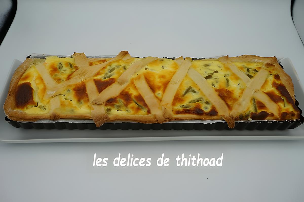 recette tarte au saumon et haricots