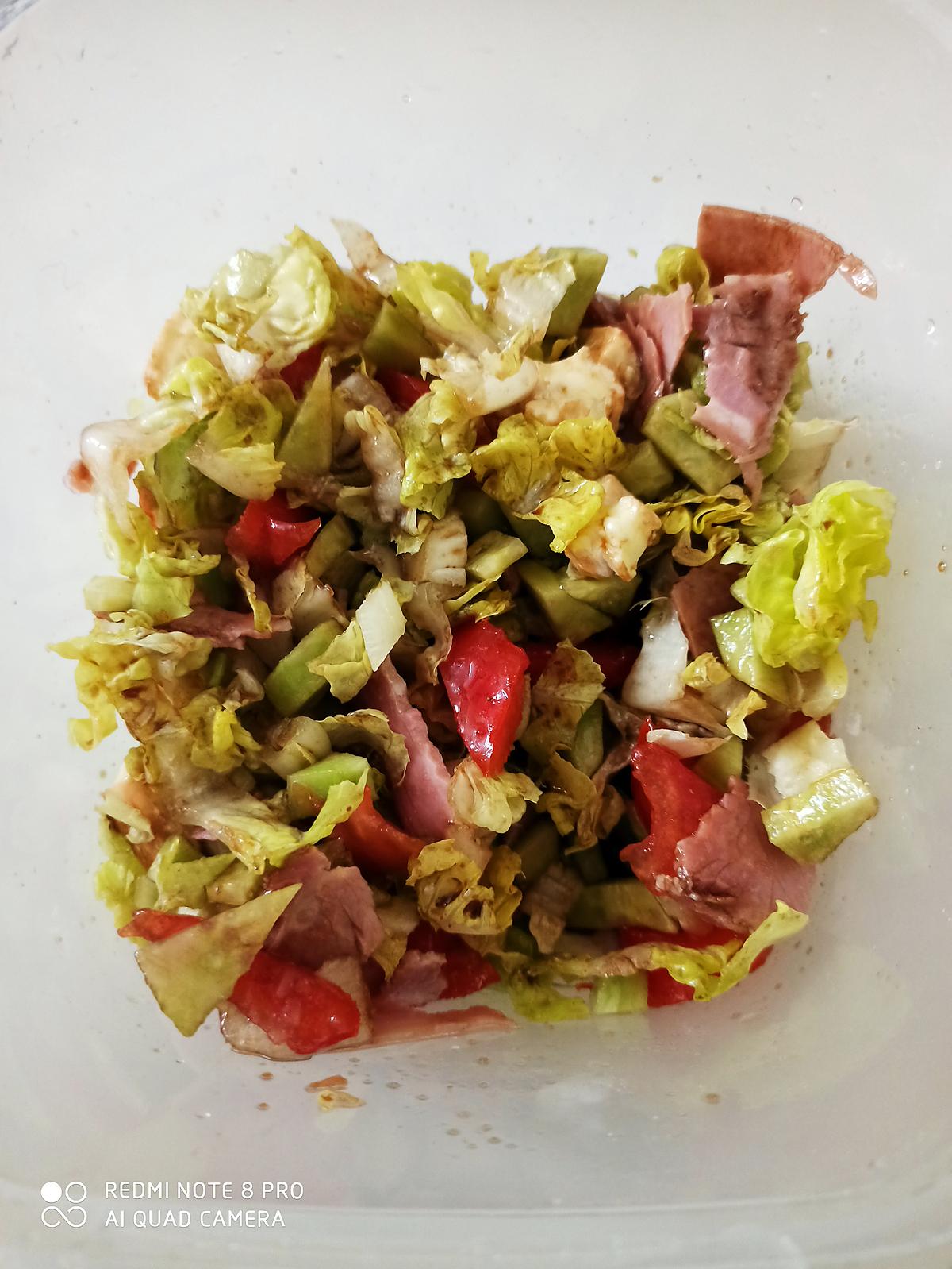 recette Salade composée pour panier au travail