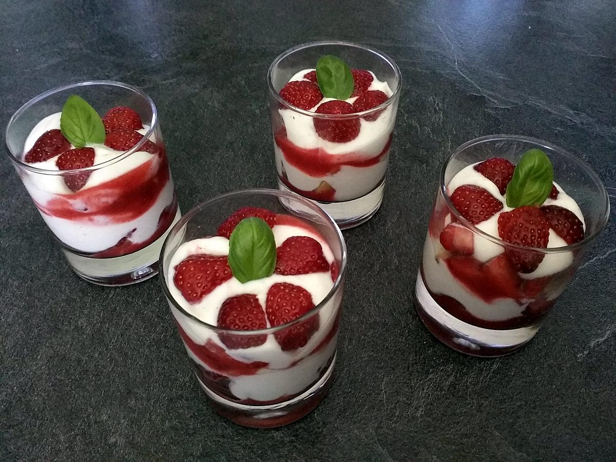 recette Tiramisu fraises ricotta