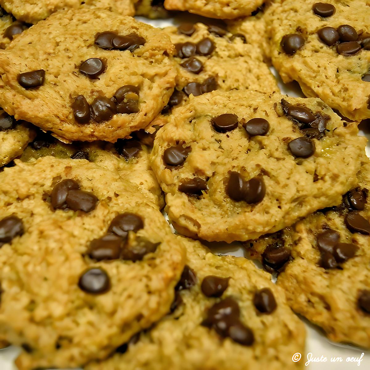 recette Cookies banane et beurre de cacahuète