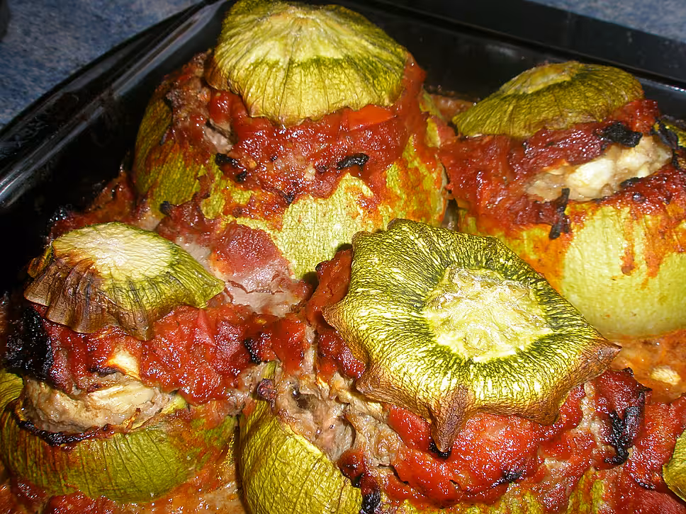 recette Courgette ronde farcie