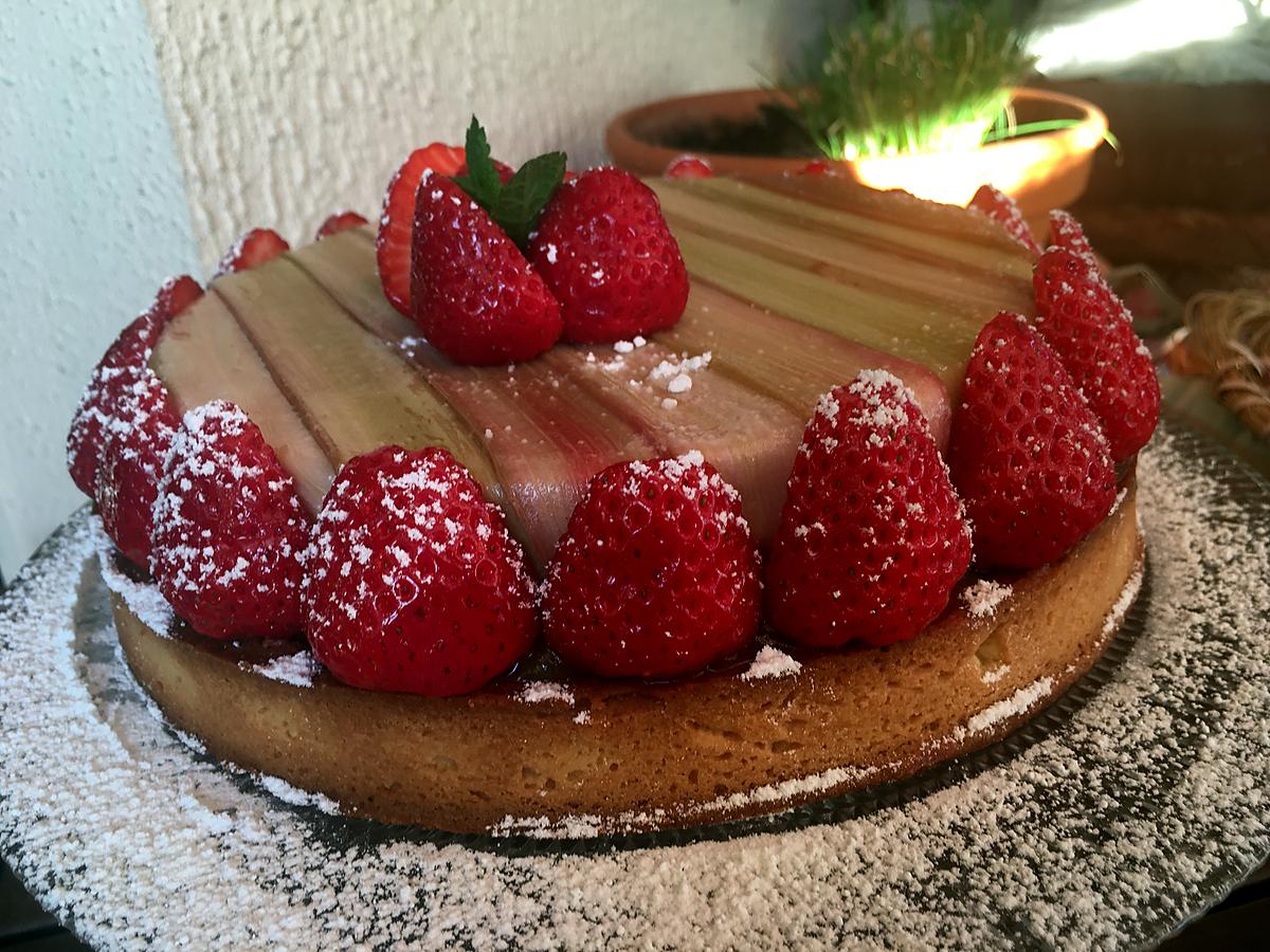 recette Tarte à la rhubarbe