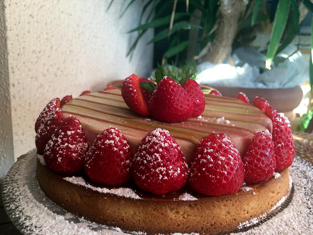 recette Tarte à la rhubarbe