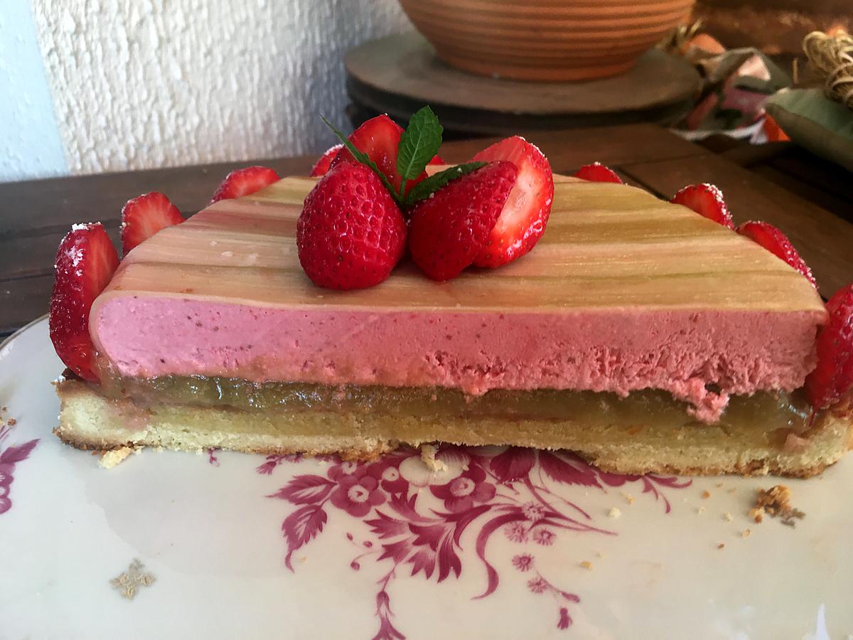 recette Tarte à la rhubarbe