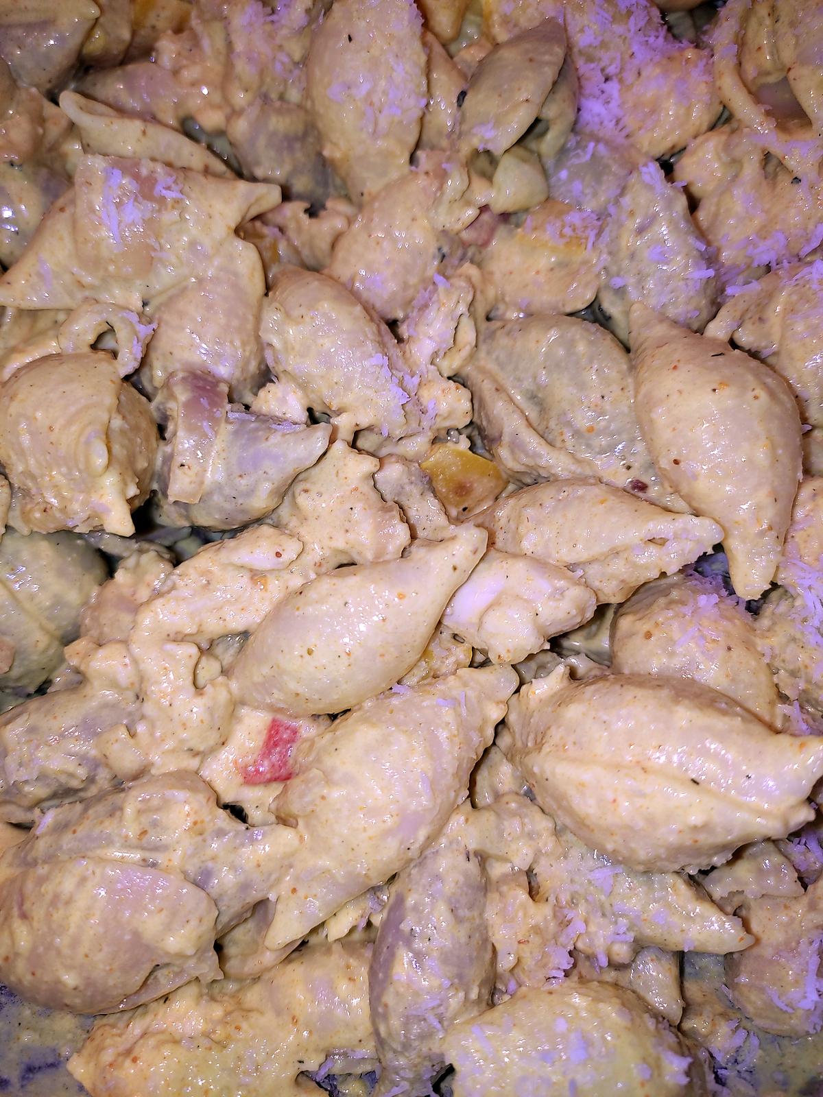 recette SALADE DE PÂTES AU POULET À L'INDIENNE