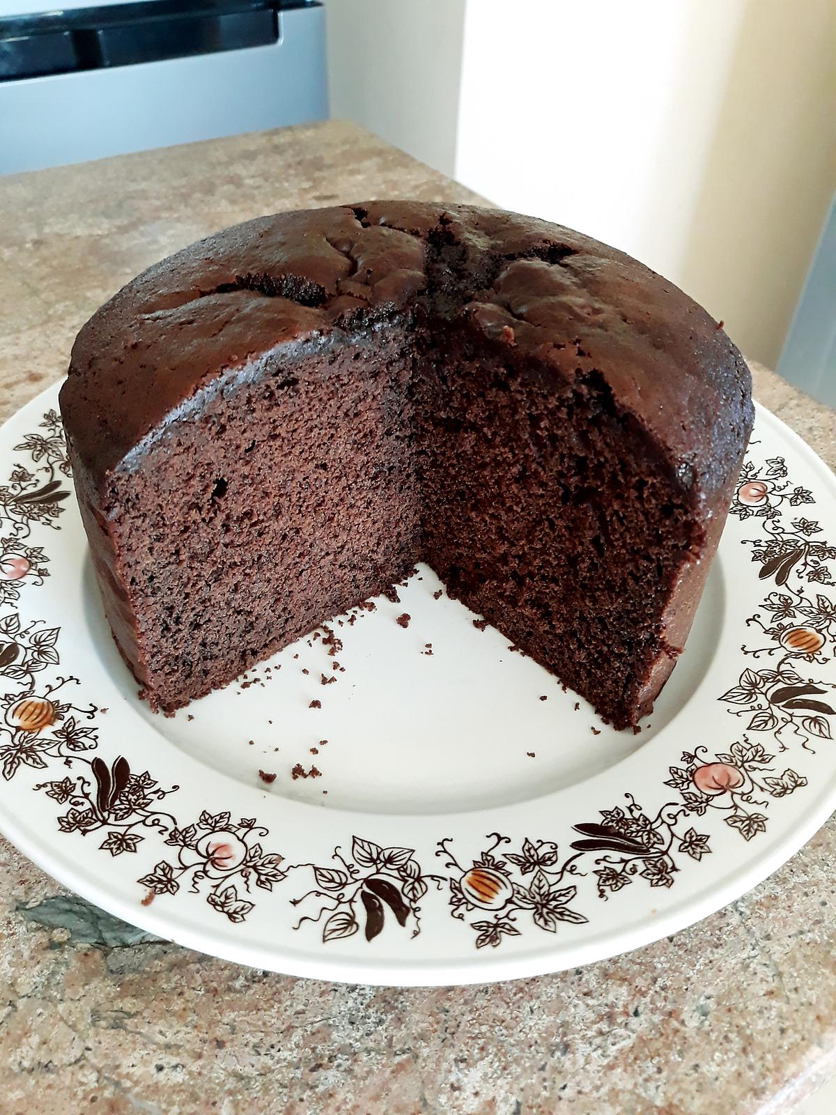 Recette de Molly cake au chocolat (moule 15cm) par Les recettes de