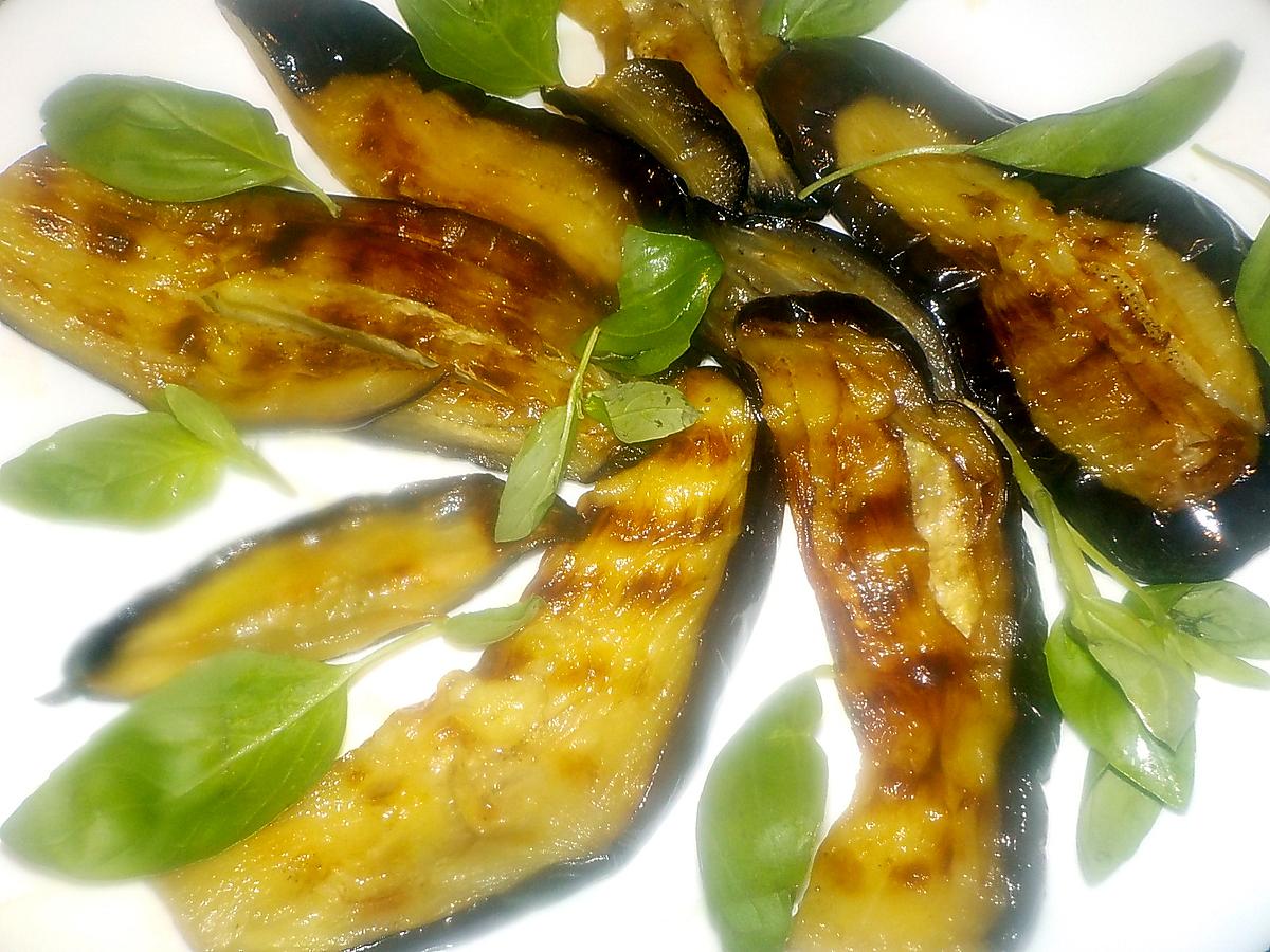 recette Cotes d agneau aubergine,ail,et basilic