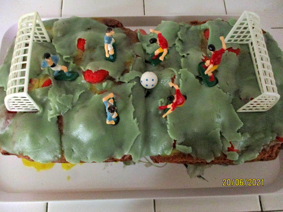 recette Gâteau fête des pères et euro de foot