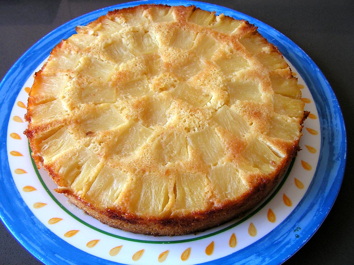recette Gâteau à l’ananas