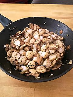 recette Noix de pétoncles aux champignons persillés