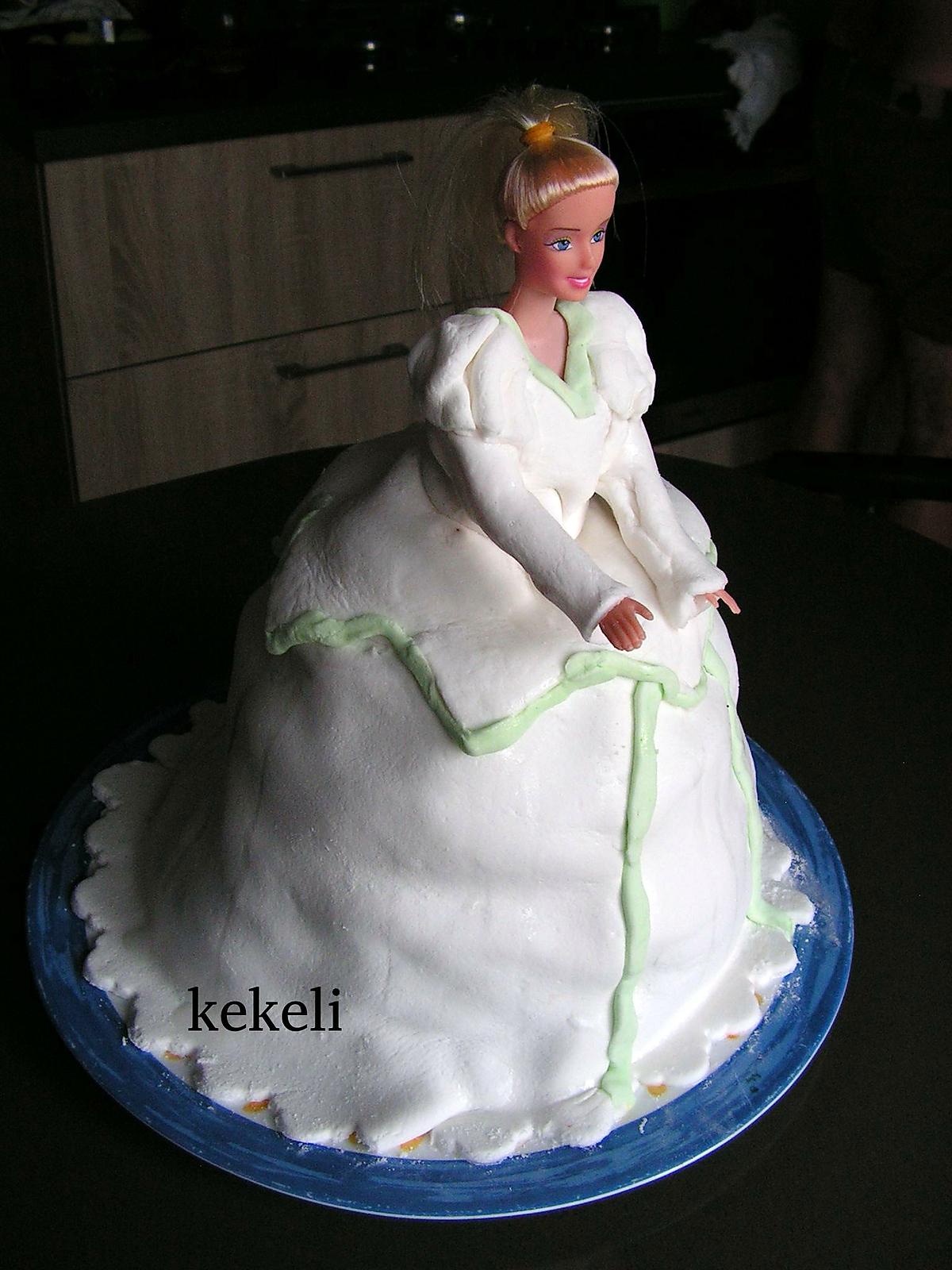 recette La petite sirène en robe de mariée