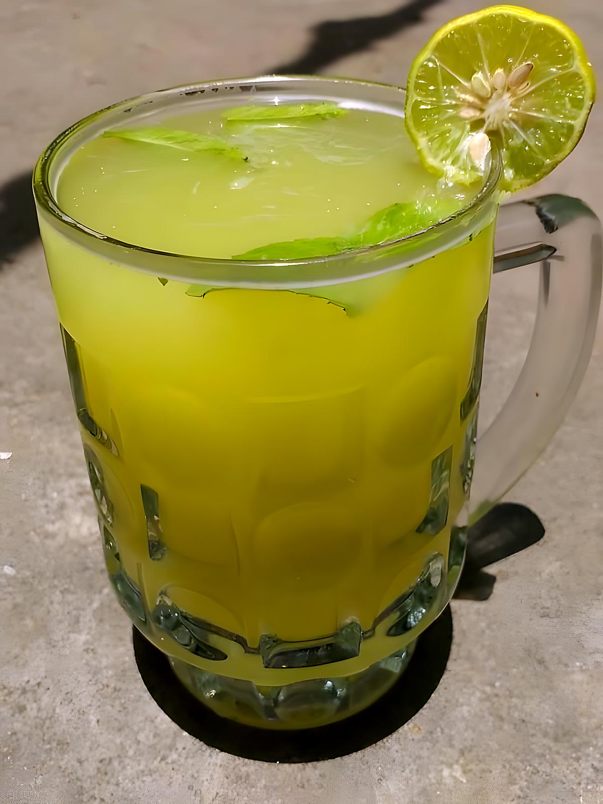 recette Jus gingembre citron ananas menthe