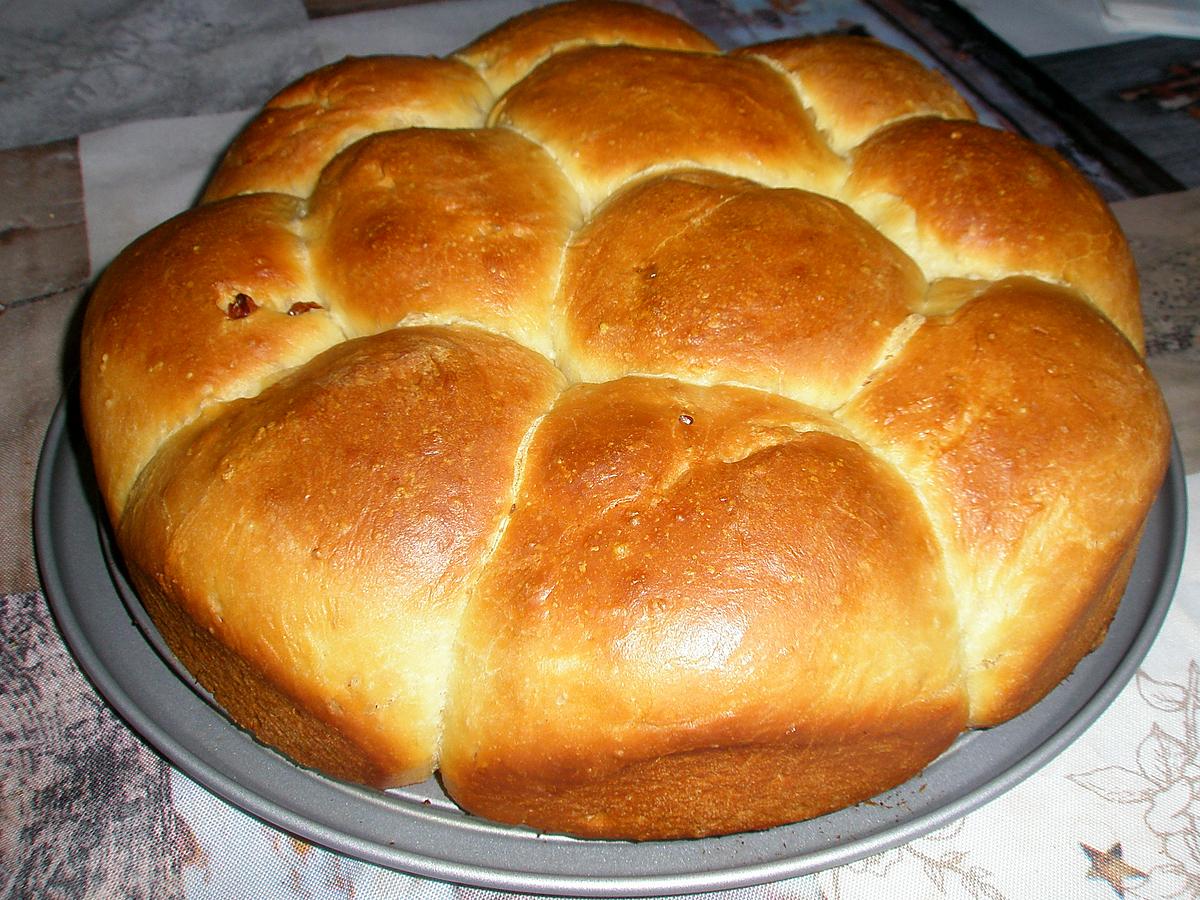 recette Brioche aux raisins