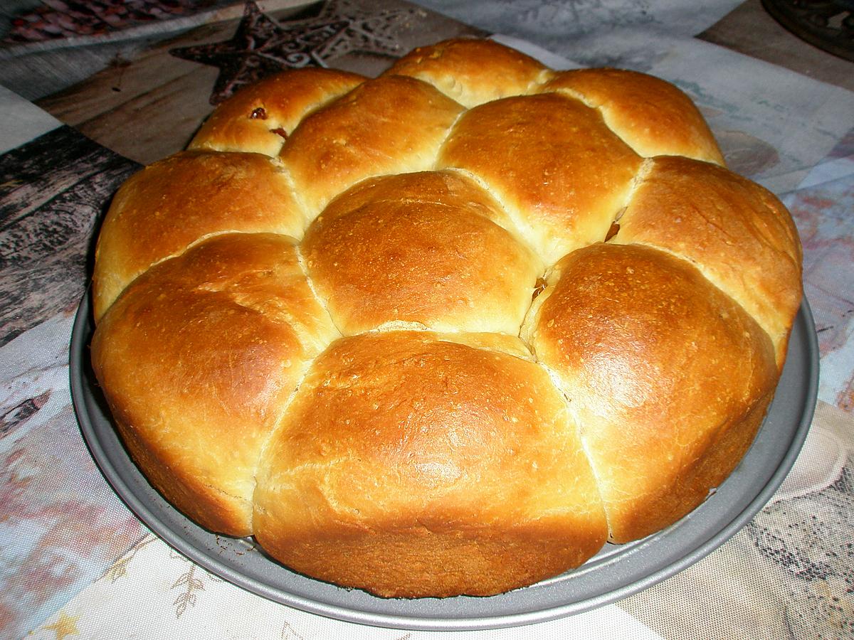 recette Brioche aux raisins