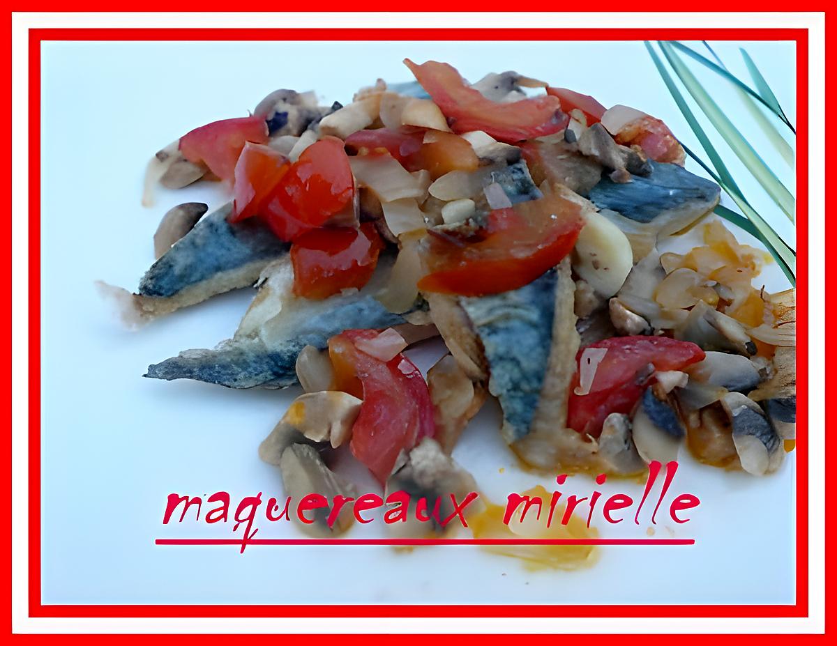 recette MAQUEREAUX MIREILLE