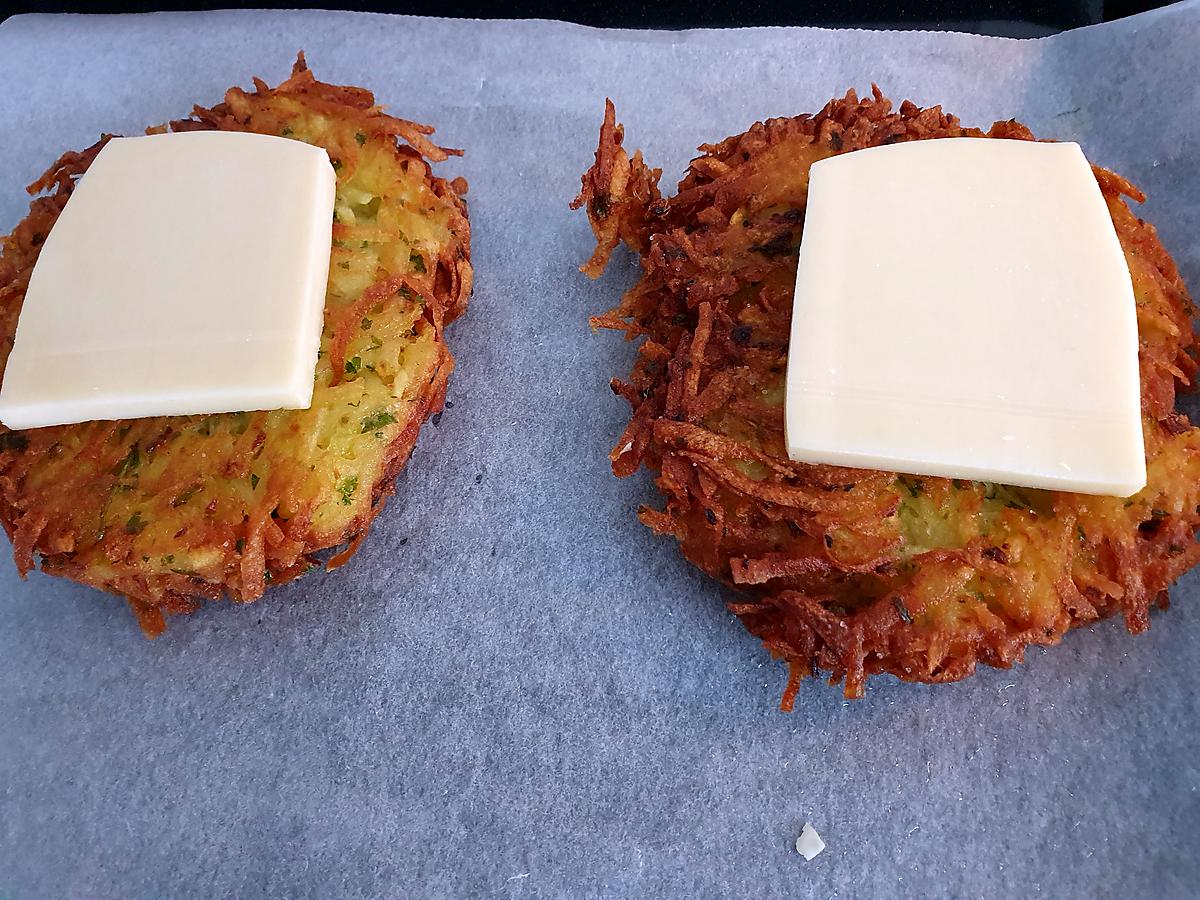 recette Burger Rösti  à la raclette