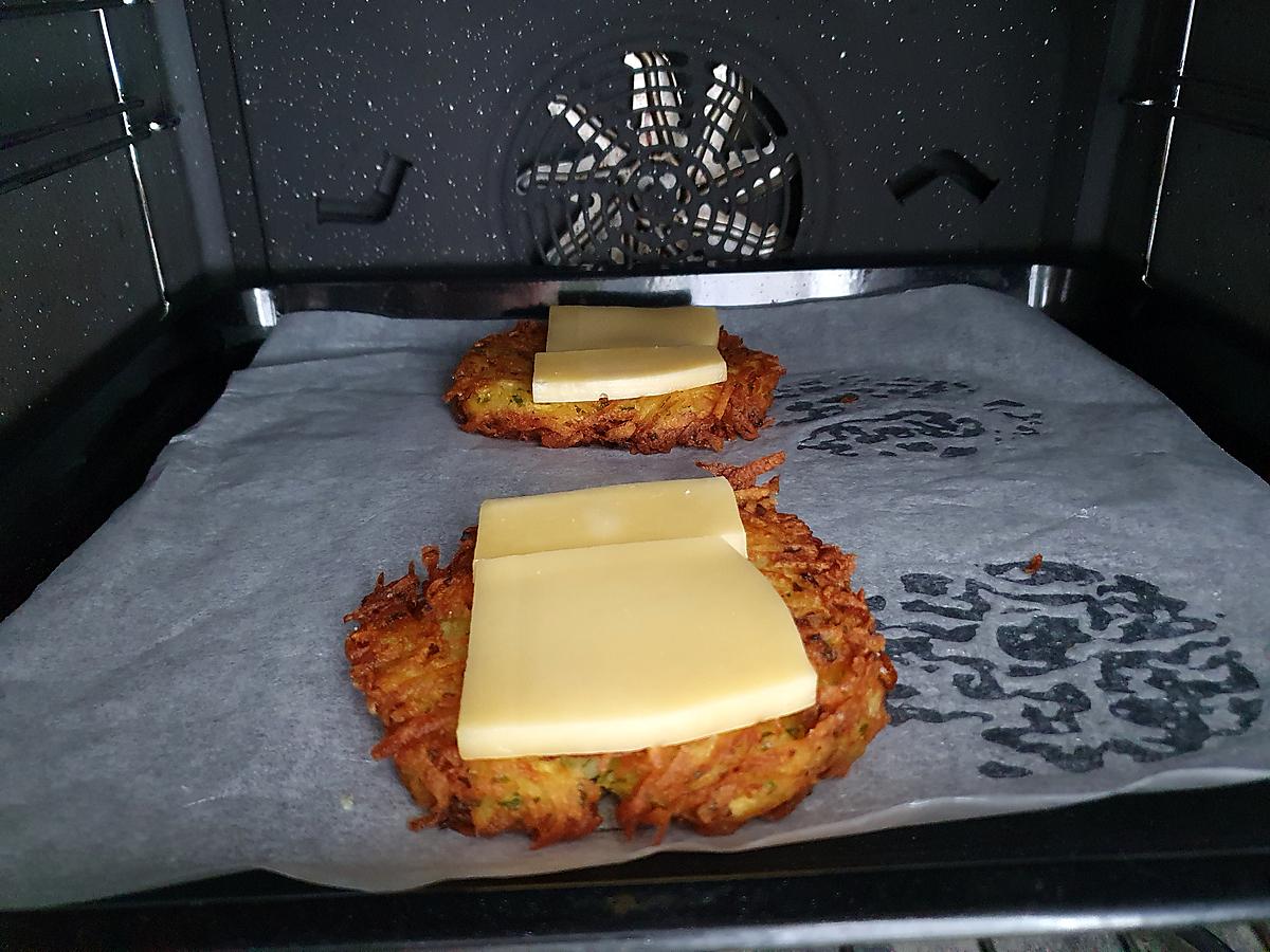 recette Burger Rösti  à la raclette