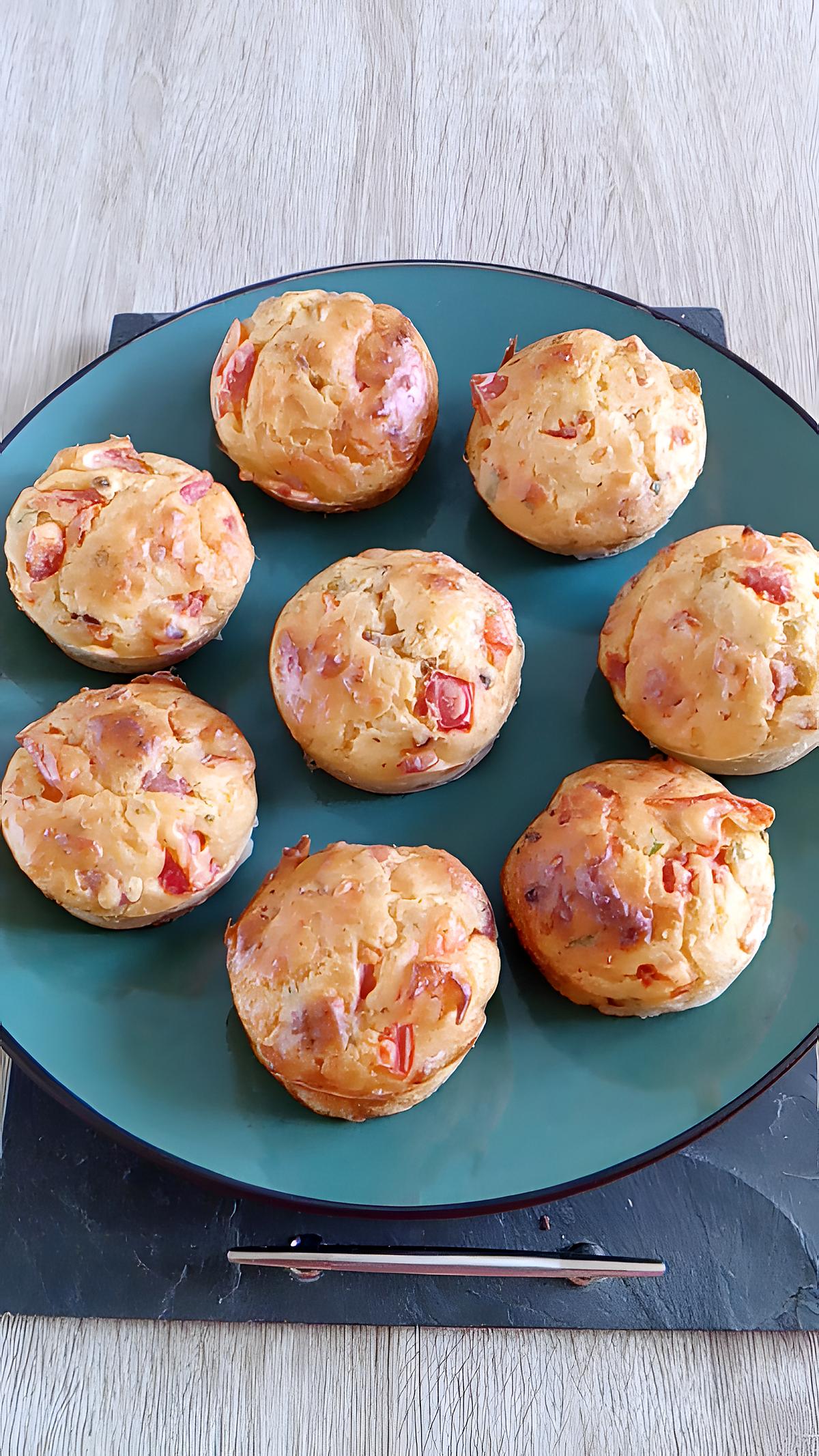 recette muffins tomates lardons fumé