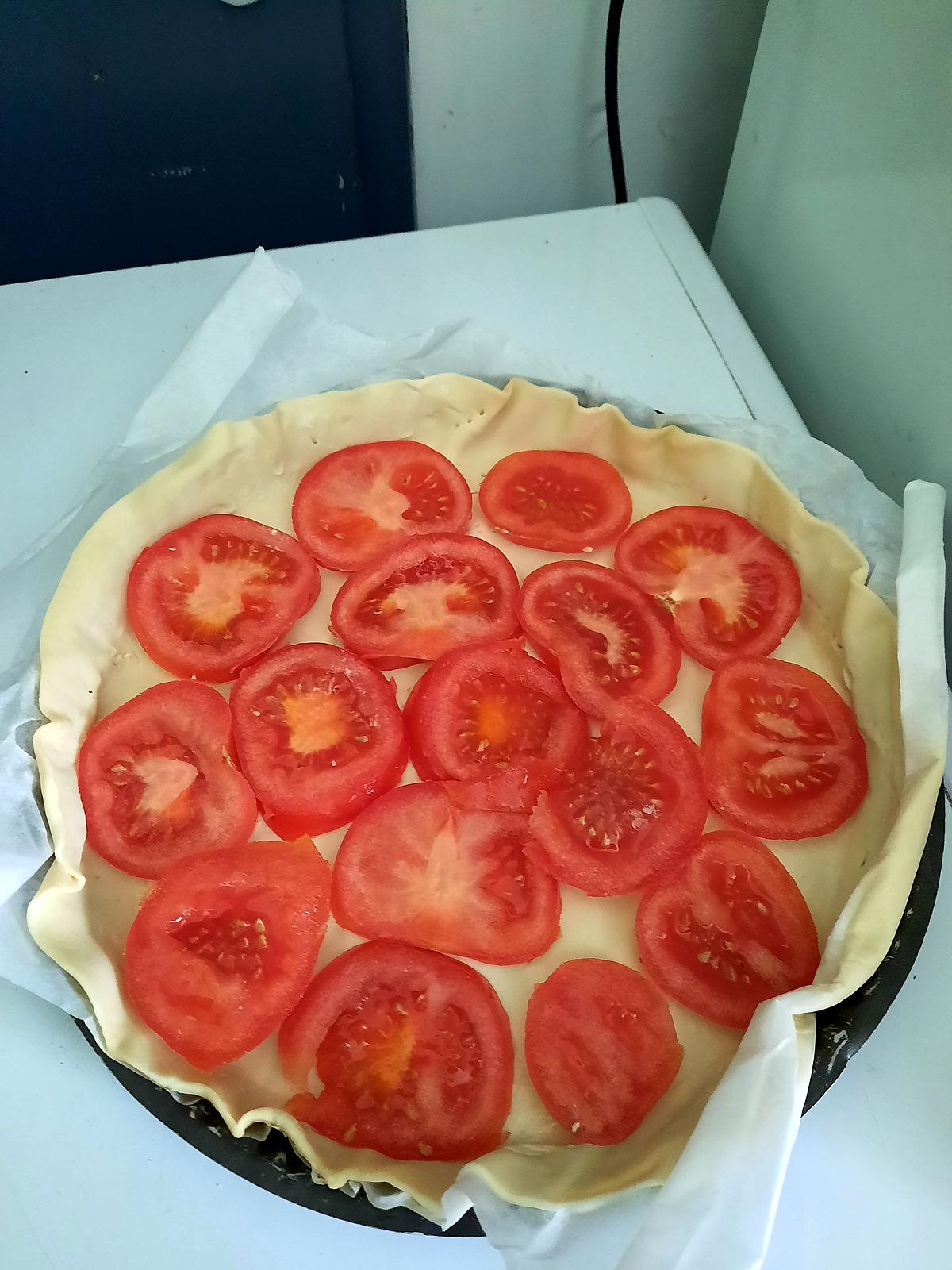 recette tarte tomate mozzarella